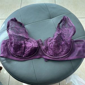 Purple bra